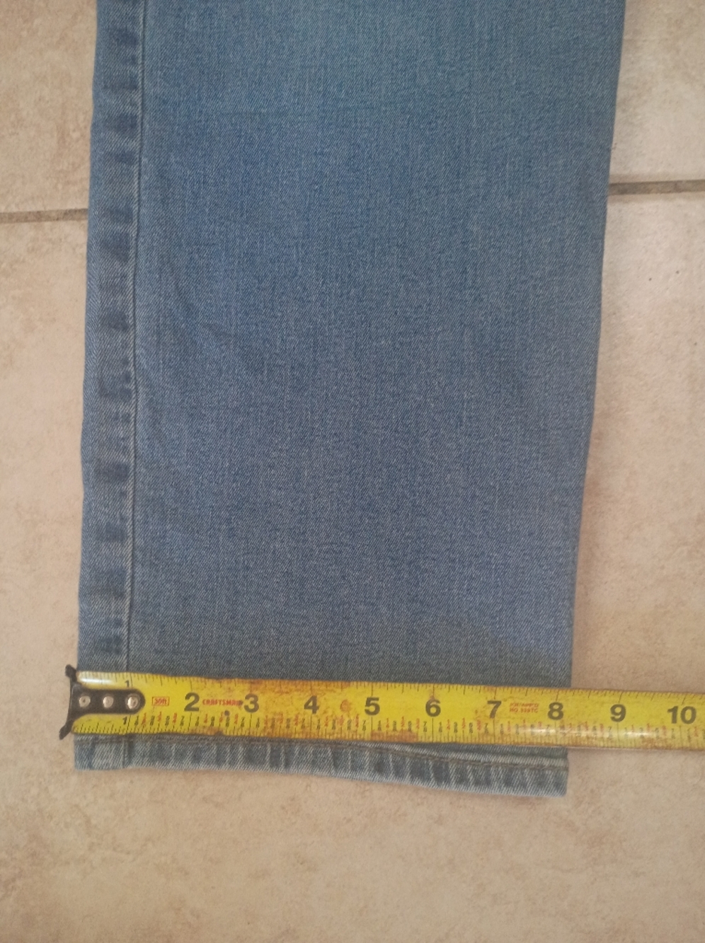Calvin Klein Jeans Women's Straight Leg Light Blue Denim - Picture 6 of 12